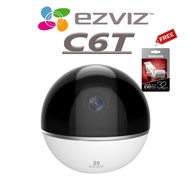 Ezviz C6T HD Night Vision, Wi-Fi Indoor Camera,Smart Alarm motion detection + 32GB Samsung Memory Ca