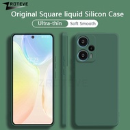 For PocoF5 Case ZROTEVE Square Liquid Silicone Soft Cover For Xiaomi Poco F5 F3 F4 GT F6 Pro F7 Ultr