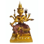 龙婆禅南 Be2566 四面神供奉 龙婆禅南亲自在加持  四面佛金身 泰国四面佛像 有求必应大梵天王