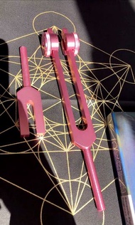 天使水晶音叉&OM音叉&身體音叉組合套裝