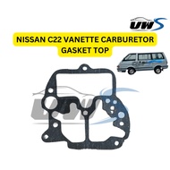 NISSAN C22 VANETTE CARBURETOR GASKET TOP