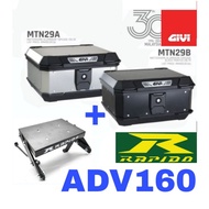 COMBO Monorack Adjustable RAPIDO Box Alloy GIVI 29L Aluminum Honda ADV160 ADV 160 Accessories Motor 