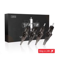 10pcs Cartridge Tattoo Needles RL RS RM M1 Disposable Sterilized Safety Tattoo Needle For Cartridge 