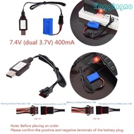 RR 7 4V 3 7V x2 Charger SM-4P Li-ion  Electric RC Toys Car Boat USB Cable