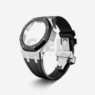 Gien Creatives ชุดสายนาฬิกาไนลอนพร้อมฝาครอบเหล็กสแตนเลสสำหรับรุ่น GA2100/2110 ของ Gien รุ่นที่สาม