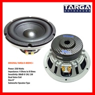 ORIGINAL Targa x 80 dvc i 250W 4 to 8 Ohms 8 Inches Dual Car Subwoofer Speaker 1PC Only - Tested