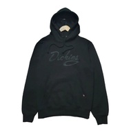 Hoodie Dickies Rare Black on Black Logo Bordir ORIGINAL