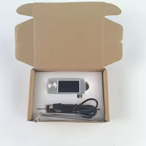 CNC Metal Silver ATS MINI Pocket SI4732 DSP Radio, Full Band Mini Receiver, SW LW AM FM SSB, Mini SI
