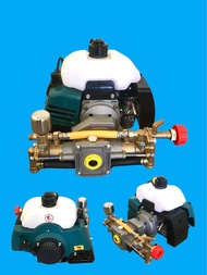 เครื่องพ่นยา411 พร้อมปั้มทองเหลืองมีหม้อลม ลานเบา