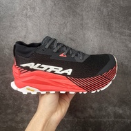 🤩必備專業越野跑鞋🤩 Professional Trail Running Shoes | 高緩震抗造Altra Mont Blanc專業越野跑鞋 | 黑紅潮酷撞色 | 零落差寬楦超貼腳 | Vibr