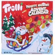 Trolli Fruity Gummi Advent Calendar 75g ทรอลลี่แอดเวนคาร์เลนด้า ปฏิทินเยลลี่