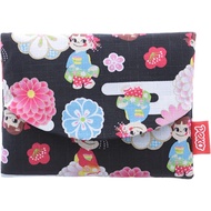 【Made in Japan】 "Peko-chan" | Tissue case｜Tissue Pouches｜Ground color: Black｜Recommended for children｜Cute｜From Kyoto, Japan｜Handmade by Japanese Craftsmen｜Japanese Patterns｜Japanese Characters｜Japanese Traditional Crafts｜Direct from Japan |