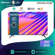 Hisense 32 inch - 32A4200G - Android 11 Bezelless Design - Voice Control TV