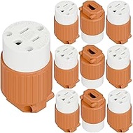 (10PACK) Nema 5-15R/5-15C Female Socket, ETL Listed 15AMP/125VOLT,15A Straight DIY Receptacle, USA C