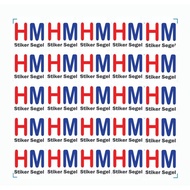 STICKER SEGEL GARANSI PECAH TELUR CUSTOM FULL COLOR + CUTTING ECERAN