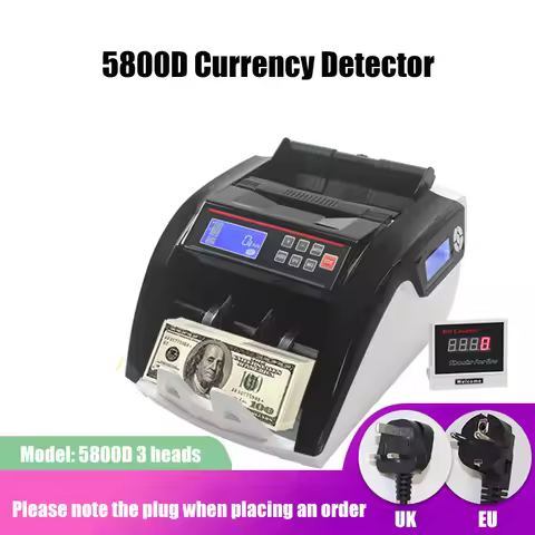 5800D Money Detector Multinational Currency Foreign Currency Middle East Dollar Euro Kenya Dirham Af