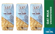 137 degrees Oat Milk Unsweetened (3x180ml)