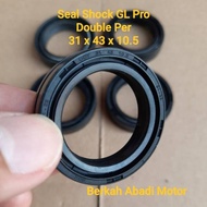 Seal Shock GL Pro Dobel Per 31 x 43 x 10.5 | NOK KYB Sil Shok Seal