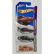 Hot Wheels Fast & Furious 70 Dodge Charger RT Toyota Supra dodge charger daytona