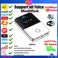 4G Wifi Router 100Mbps Mobile/Portable Hotspot Broadband Mini Mifi Modem Modified router Maxis Unifi
