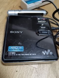 SONY HI MD WALKMAN MZ-RH10 通病畫面唔著，跟線控，無電池，正常八成新