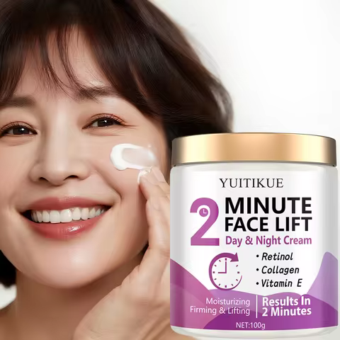 YUITIKUE 2 Minute Face Lift Day & Night Cream, With Retinol Collagen Vitamin E, Firming Lifting Mois