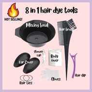 Hair Dying Tools Kit (8 items)