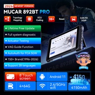 MUCAR 892BT Pro AI OBD2 Scanner Topology Map All System Diagnosis 35 Reset ECU Coding J2534 /CAN FD/