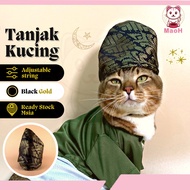 MaoH Adjustable Tanjak Kucing Jantan Raya 2024 Black Gold Hitam Emas Baju Raya Melayu