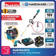 MAKITA DUR191LRT2 CORDLESS GRASS TRIMMER 18V COME WITH 2x 5.0AH BATTERY &amp; 1x CHARGER