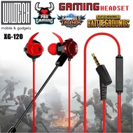 [READY STOCK] XG120 Gaming Headphone Stereo Bass Earphone Sport PUBG Earbuds Mic Mobile Legend CS Go