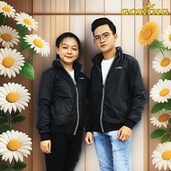 Áo khoác gió cách nhiệt GOKING có mũ, form unisex cho nam nữ. Ngoài vải dù, trong lót vải cào cách n