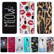 A12-Grace theme soft CPU Silicone Printing Anti-fall Back CoverIphone For Samsung Galaxy a6 2018/a8 2018/a8 2018 plus/j6 2018/s9