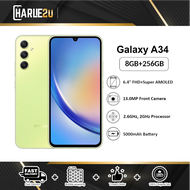 Samsung Galaxy A34 5G Smartphone (8GB RAM+256GB ROM) | Original Samsung Malaysia
