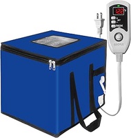 Folding Dough Proofing Box, Sourdough Starter with Temp Control (0-122℉) & 96H Timer, 20L Bread Proo