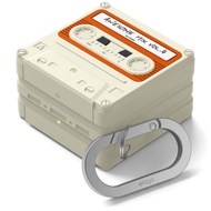 elago Galaxy Buds 4 /4 Pro 復古卡帶保護殼-經典白