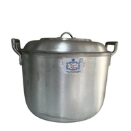 Royal Crown Aluminum Kaldero DOUBLE HANDLE Good Quality Heavy Duty Makapal Caldero Boiler Pot