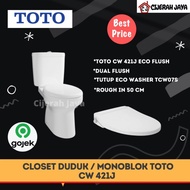Monoblok Toto CW 421 J White ECO WASHER / Closet Kloset Toilet Duduk