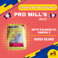 Makanan Anak Kucing &amp; Kucing Dewasa Pro Mill's - Perisa Salmon (10KG)[No Colour]