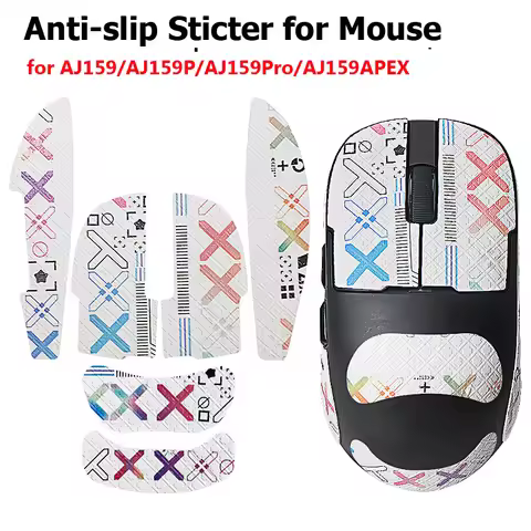 Mouse Grip Tape Skate Handmade Sticker Non Slip Suck Sweat FOR AJ159 AJ159P AJ159Pro AJ159APEX Mouse