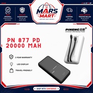 Pineng PN-877PD 65W 20000mAh Laptop Powerbank w/ Dual Fast Charge Built-In Cables PN877 Pineng Power
