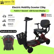 Electric Mobility Scooter Foldable Automatic Scooter Compact Size For Elderly Outdoor Travel