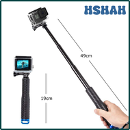 HSHAH 19 Inch Selfie Stick Diving One Leg Tripod for Gopro Hero 6 5 7 8 9 10 Black Tripod Session Action Camera Selfie Stick for Go Pro JNDJS