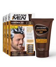 Control GX Grey Reducing 2-in-1 Shampoo and Conditioner, Gradual Hair Color for Stronger and Healthi