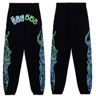 Young Thug Sp5der 555555 Hoodie เสื้อฮู้ดมีฮู้ดพร้อมชุดกีฬาลำลองสำหรับฤดูใบไม้ผลิ แขนยาว กางเกงขายาว