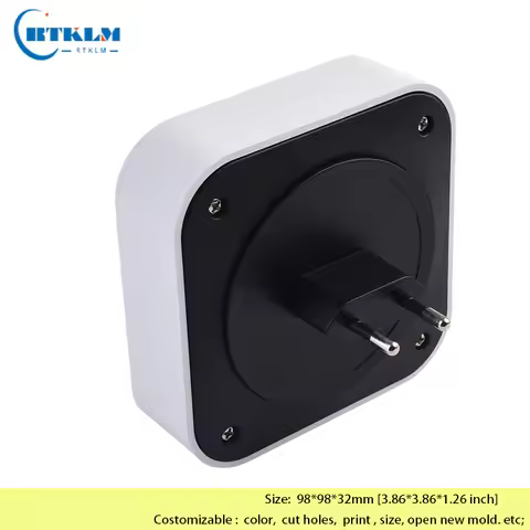 DIY Junction Box ABS Plastic Enclosure Universal EU Converter EU Adapter TV Box DIY Socket AC Electr