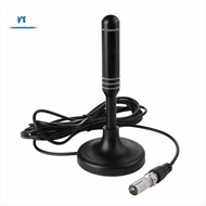 1 PCS Digital HD Freeview Antenna HDTV Antenna with 300cm Coax, Black Outdoor Waterproof for DVB-T D