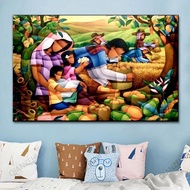 DIY 5D Round full beads Abstract harvest, people in wheat fielde beads Painting diamond painting,bea