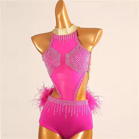 Girl Ice Skating Dress Patchwork Tassel Spandex High Elasticity Training Competition Skating Wear Cl