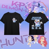 KPop Demon Hunters Movie Tshirt HUNTR/X Zoey Print Tshirt Unisex Tshirt Adult &kids Tshirt 100CM-5XL